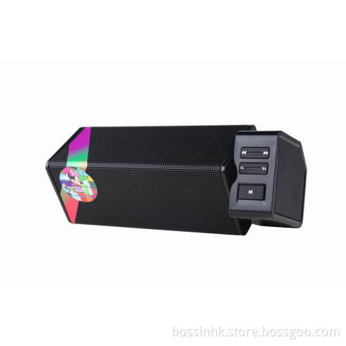 Rotatable Mini Bluetooth Speaker Metal Aux TF MP3 FM Bs-210
